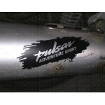 Pulsar adventure sport logo sticker for bike domes